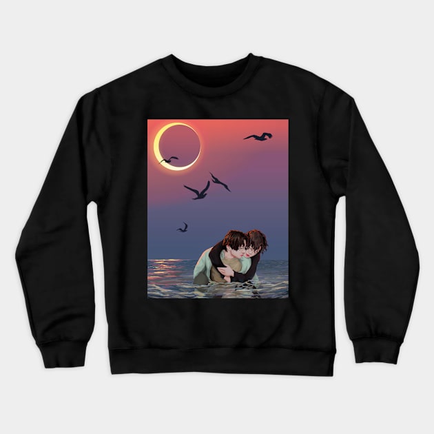 Eclipse Crewneck Sweatshirt by Elsa-draws